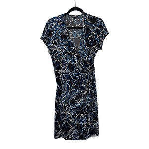 George Dress Size M Black Blue